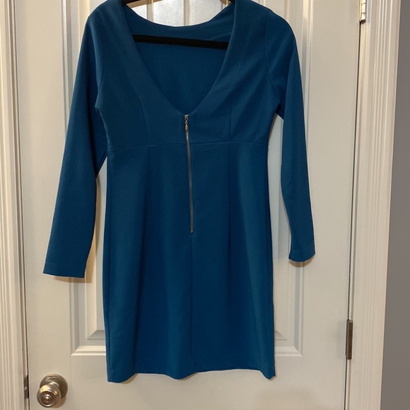 Teal Blue mini dress - Picture 4 of 5